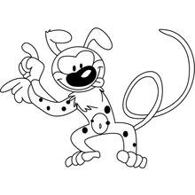 Marsupilami - Dibujos para colorear gratis