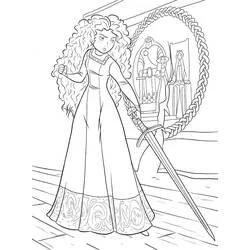 Mérida (Valiente) - Dibujos para colorear gratis