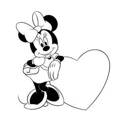 Minnie - Dibujos para colorear gratis