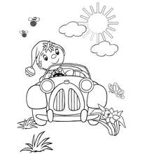 Noddy - Dibujos para colorear gratis