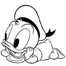 Pato Donald - Dibujos para colorear gratis