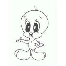 Piolín y Silvestre - Dibujos para colorear gratis