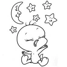 Piolín y Silvestre - Dibujos para colorear gratis