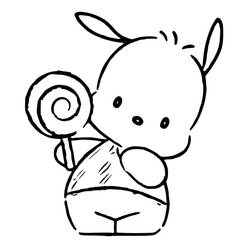 Pochacco - Dibujos para colorear gratis
