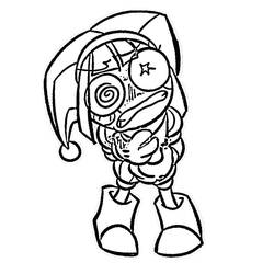 Pomni - Dibujos para colorear gratis