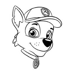 Rocky PAW Patrol - Dibujos para colorear gratis