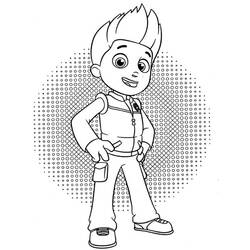 Ryder PAW Patrol - Dibujos para colorear gratis