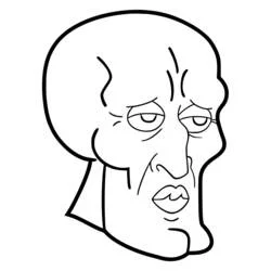 Squidward Tentacles - Dibujos para colorear gratis