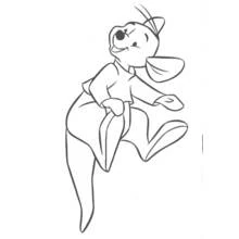 Dibujo de Rito saltando alegremente para colorear