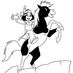 Yakari - Dibujos para colorear gratis