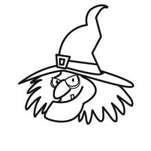 Bruja - Dibujos para colorear gratis