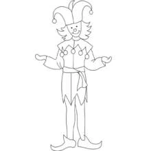 Bufón - Dibujos para colorear gratis