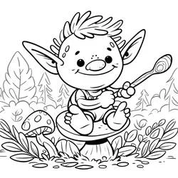 Duende - Dibujos para colorear gratis