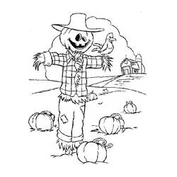 Espantapájaros - Dibujos para colorear gratis