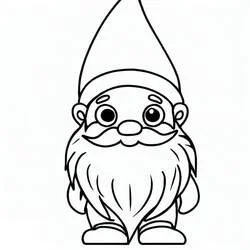 Gnomo - Dibujos para colorear gratis