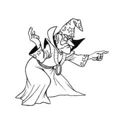 Mago - Dibujos para colorear gratis