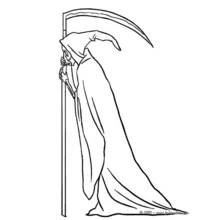 La Muerte - Dibujos para colorear gratis