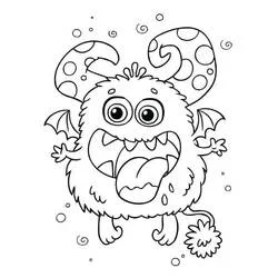 Monstruo - Dibujos para colorear gratis