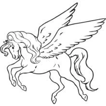 Unicornio - Dibujos para colorear gratis