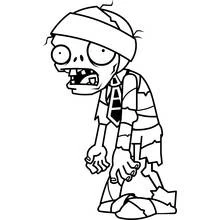Zombi - Dibujos para colorear gratis