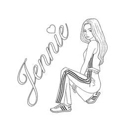 BLACKPINK - Dibujos para colorear gratis