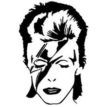 Dibujo de David Bowie retrato Ziggy Stardust para colorear Dibujo de David Bowie retrato Ziggy Stardust para colorear