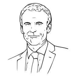 Emmanuel Macron - Dibujos para colorear gratis