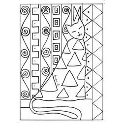 Gustav Klimt - Dibujos para colorear gratis