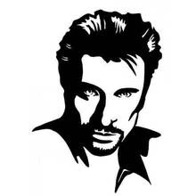Johnny Hallyday - Dibujos para colorear gratis
