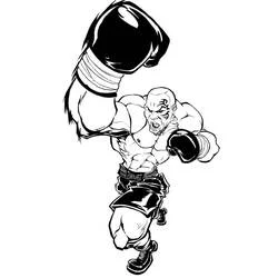 Mike Tyson - Dibujos para colorear gratis
