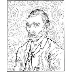 Vincent van Gogh - Dibujos para colorear gratis