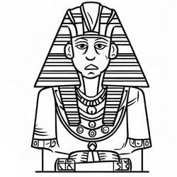 Faraón - Dibujos para colorear gratis