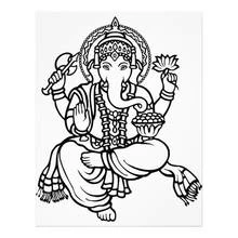 Mitología Hindú: Ganesh - Dibujos para colorear gratis