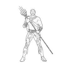 Aquaman - Dibujos para colorear gratis