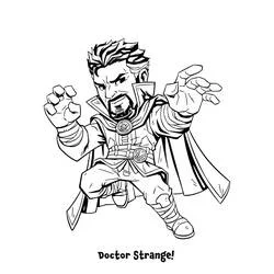 Doctor Strange - Dibujos para colorear gratis Doctor Strange - Dibujos para colorear gratis