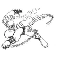 Ghost Rider - Dibujos para colorear gratis