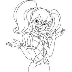 Harley Quinn - Dibujos para colorear gratis Harley Quinn - Dibujos para colorear gratis