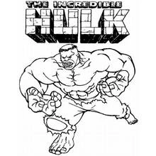 Dibujo de Hulk rugiendo con los puños cerrados para colorear Dibujo de Hulk rugiendo con los puños cerrados para colorear