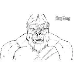 Dibujo King Kong #203377 para imprimir y colorear