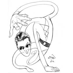 Plastic Man - Dibujos para colorear gratis