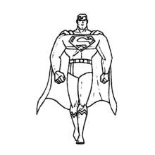 Superman - Dibujos para colorear gratis