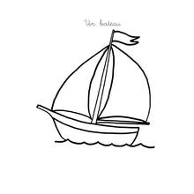 Barco / Navío - Dibujos para colorear gratis