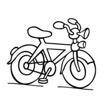 Bicicleta - Dibujos para colorear gratis