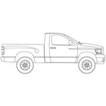 Camioneta - Dibujos para colorear gratis