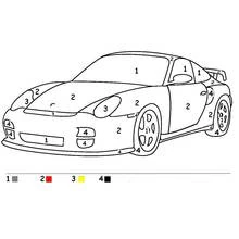 Coche de Carreras - Dibujos para colorear gratis