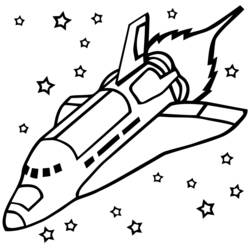 Cohete - Dibujos para colorear gratis