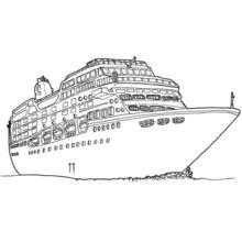 Crucero - Dibujos para colorear gratis
