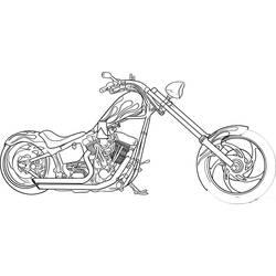 Harley-Davidson - Dibujos para colorear gratis