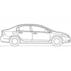 Honda - Dibujos para colorear gratis