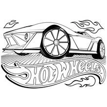 Hot Wheels - Dibujos para colorear gratis